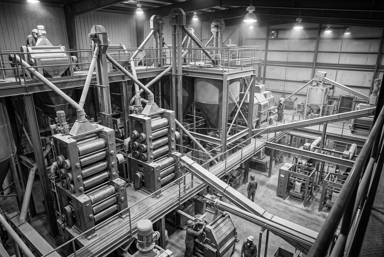 Flour milling facility
